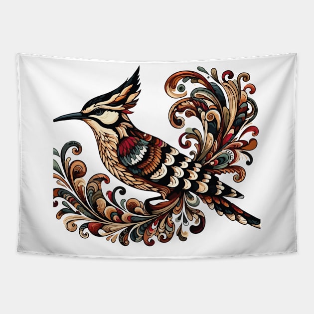 Hoopoe Bird Lover Tapestry by SARKAR3.0