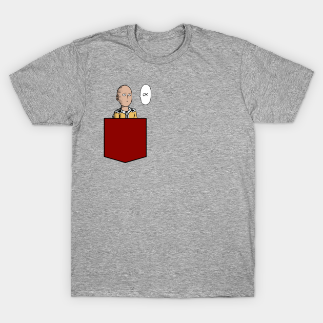 Pocket Saitama One Punch Man Saitama T Shirt Teepublic