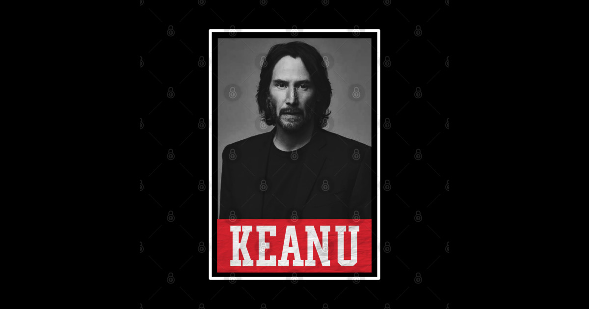 keanu reeves - Keanu Reeves - Sticker | TeePublic