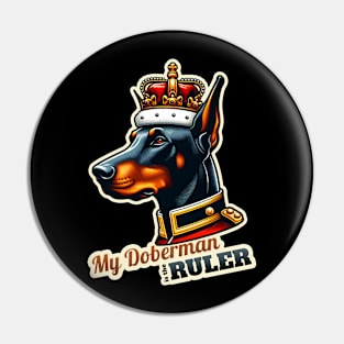 King Queen Doberman Pin