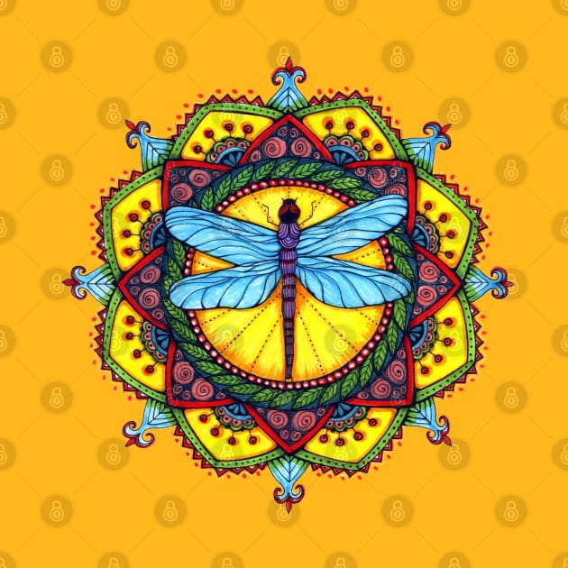 Dragonfly Mandala by Heartsake