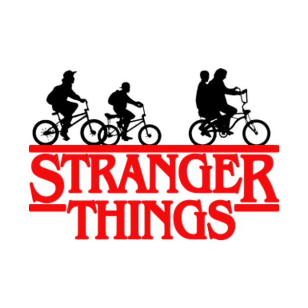 stranger things on bikes