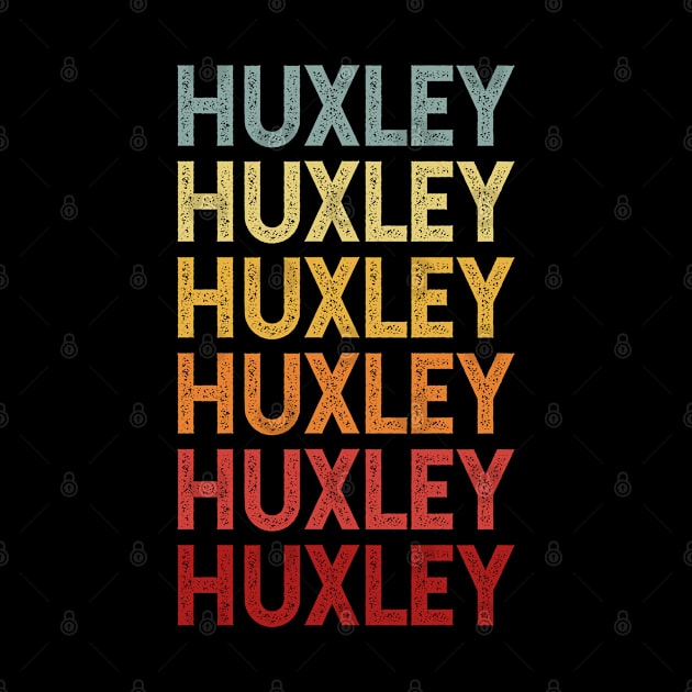 Huxley Name Vintage Retro Gift Named Huxley by CoolDesignsDz