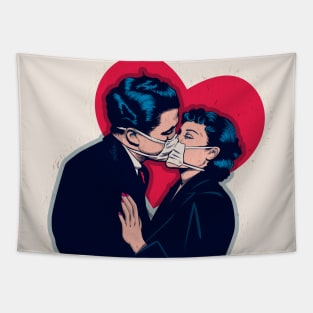 Protected Kisses Tapestry