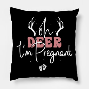 Oh Deer I'm Pregnant Pillow