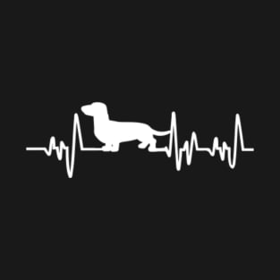 Dachshund Heartbeat For Dog Lovers T-Shirt