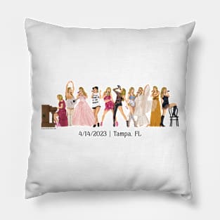 4/14 Tampa Iconic Outfits Era Lineup Pillow