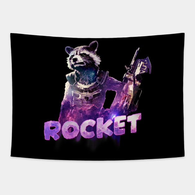 Rocket Galaxy Tapestry by podni cheear