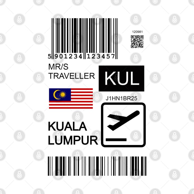 Kuala Lumpur Malaysia travel ticket by Travellers