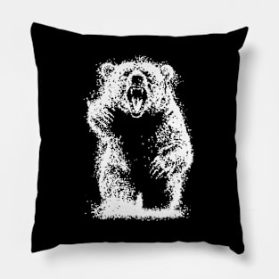 Screaming Bear Pillow