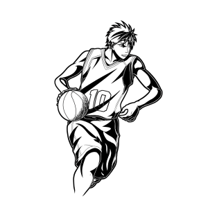 Taiga Kagami in Action Line Art T-Shirt