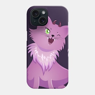 Pink Monster Cat For Halloween Phone Case