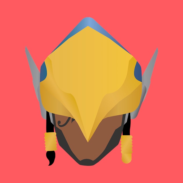 Minimalist Pharah by hiwattart