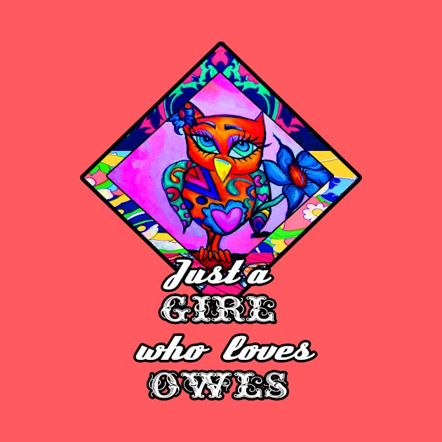 Just a girl who loves owls by artbyomega