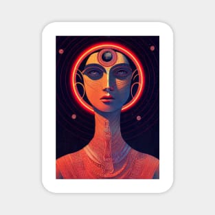 The Divine Beauty Abstract Art Magnet