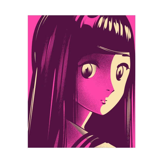 Shy Anime Girl by Oniichandesigns
