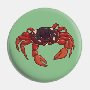 Christmas Island Red Crab Pin