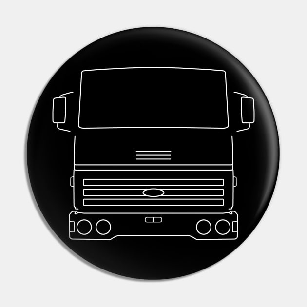 Ford Transcontinental classic truck white outline graphic Pin by soitwouldseem