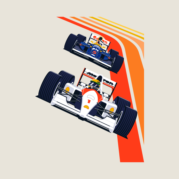 Vintage Formula Race Cars by RaceCarsDriving