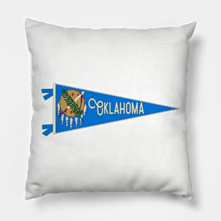 Oklahoma Flag Pennant Pillow