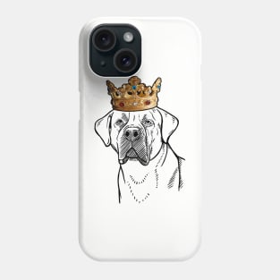 Boerboel Dog King Queen Wearing Crown Phone Case