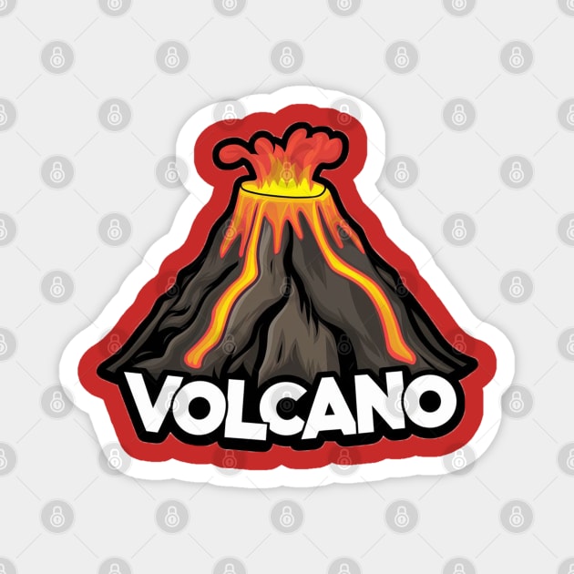 Volcano Magnet by Moulezitouna