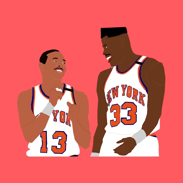 Ewing and Jackson by The Knicks Wall