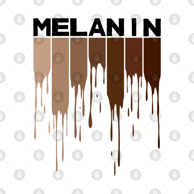 Melanin Black Month History African Afro by BrightGift