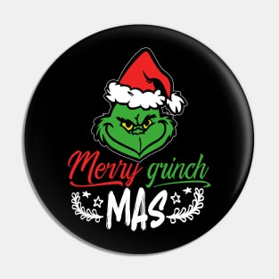 Merry Grinchmas Pin