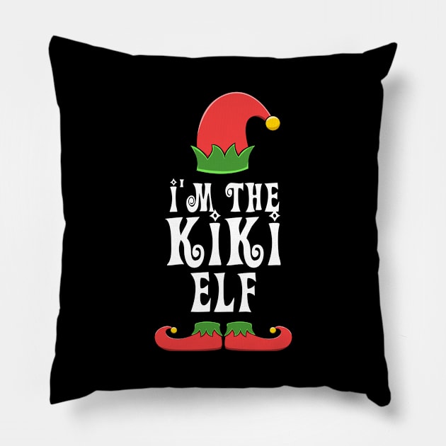 Kiki Elf Costume for Matching Family Christmas Group Pillow by jkshirts