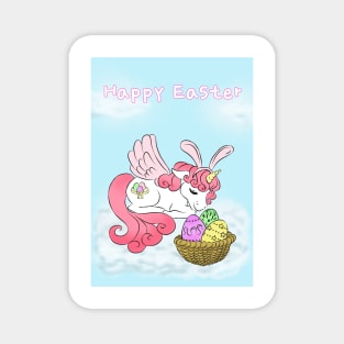 Happy Easter Unicorn Magnet