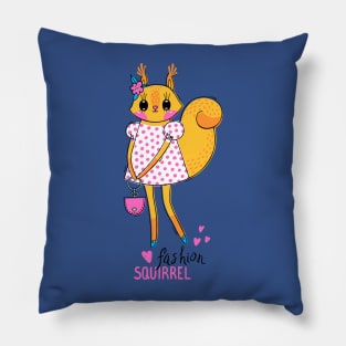 fashion squirrel Pillow