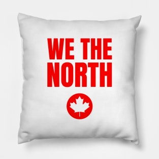 Image: We the north (canada) (red) Pillow