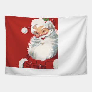 Vintage Santa Claus Tapestry