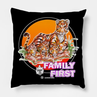 FAMILY FIRST - TIGERS Pillow