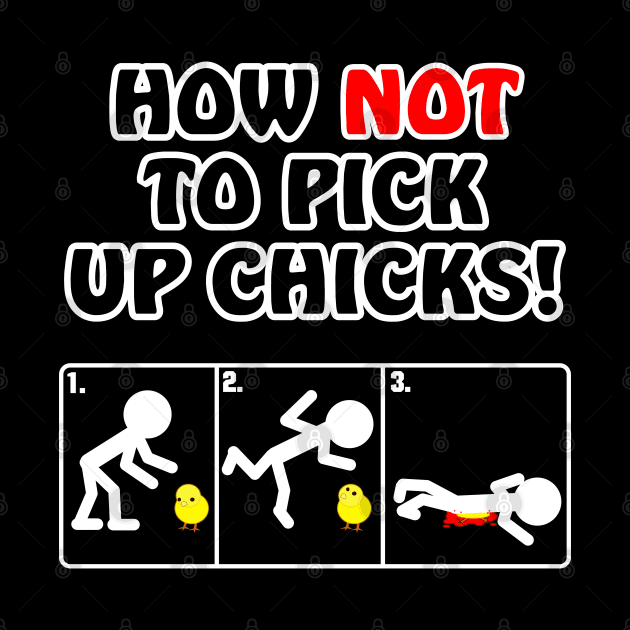 How not to pick up chicks funny cartoon by All About Nerds