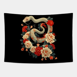 Amazing Chinese Year of the Snake Design Tapestry