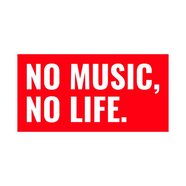 No Music No Life Music Lover by Mrkedi