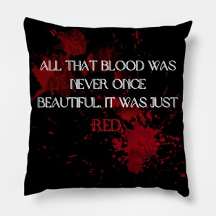 It Was Just Red. Pillow