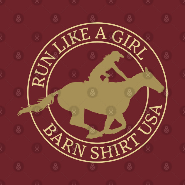 Run Like A Girl Dogwood Wreath by Barn Shirt USA