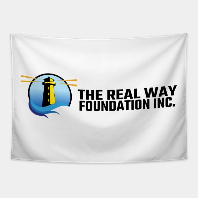 The Real Way Foundation Full Logo Tapestry by The Real Way Foundation