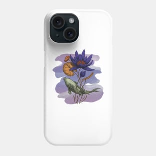 The Lotus - purple Phone Case