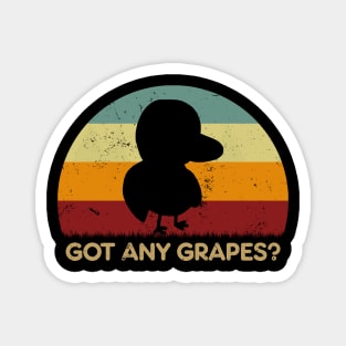 Retro Sunset - Duck Got Any Grapes? Magnet