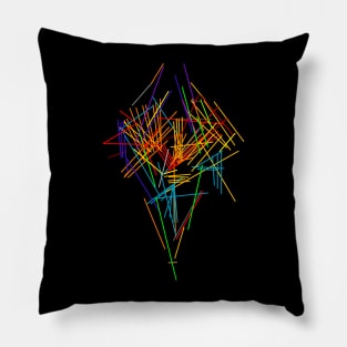 Abstract Futurism Form Pillow