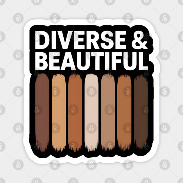 Diverse And Beautiful Melanin Shades Afrocentric Magnet by Douglas's Store 2