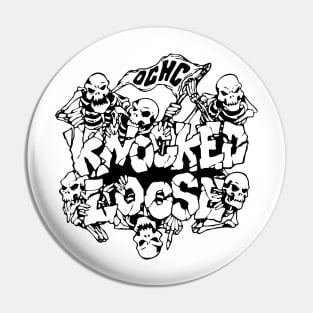 Knocked Loose OCHC Black Skull Pin