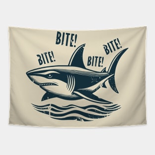 Bite Bite Sharks Tapestry