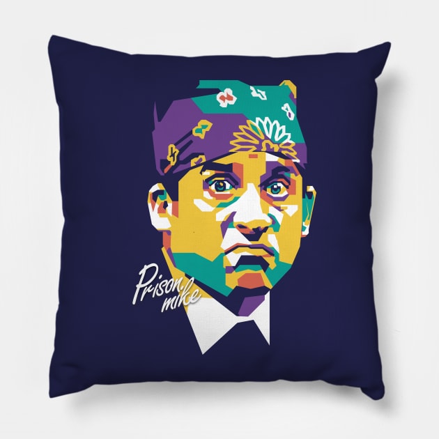 Prison Mike On WPAP #2 Pillow by pentaShop