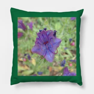 Blue flower Pillow