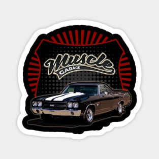 Chevrolet El Camino SS 1970 car muscle Magnet